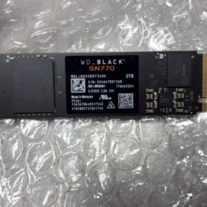 WD_BLACK SN770 2TB M.2 NVMe, M.2 2280 SSD, PCIe Gen4 x4, 2TB Kapazität, ohne DRAM-Cache. | Zustand: Sehr Gut