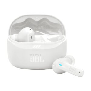 JBL Tune Beam Weiß, True Wireless In-Ear Kopfhörer mit ANC, Pure Bass Sound und IP54 Schutz. | Zustand: Neu