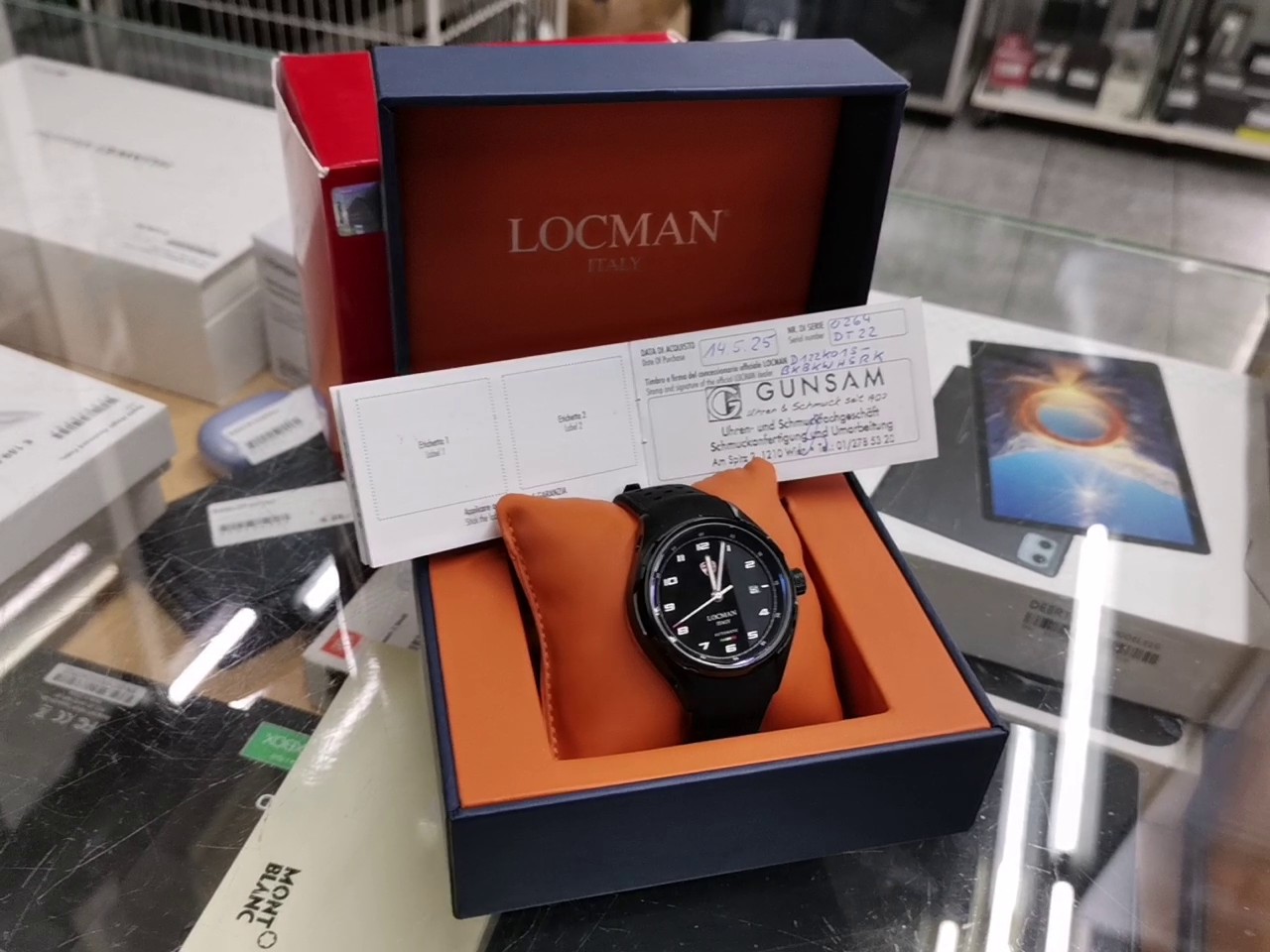 Locman Ducati Automatik, Herrenuhr in Originalverpackung (ovp). Mechanisches Automatikwerk, Gehäuse 42 mm Stahl. | Zustand: Neu – Bild 2