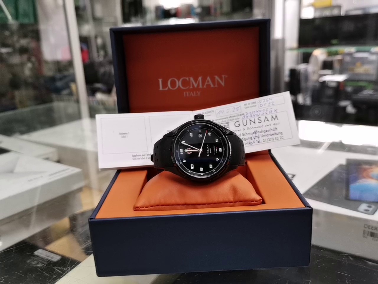 Locman Ducati Automatik, Herrenuhr in Originalverpackung (ovp). Mechanisches Automatikwerk, Gehäuse 42 mm Stahl. | Zustand: Neu – Bild 4
