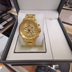 Louis XVI Uhr Gold Limited Edition, Goldfarbene Herren-Chronograph in Originalverpackung (OVP), vermutlich Palais Royale Modell. | Zustand: Sehr Gut