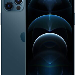 Apple iPhone 12 Pro 256GB Pazifikblau, 6,1 Zoll Super Retina XDR Display, 5G, Triple-Kamera mit LiDAR-Scanner. | SimLock: A1 | Zustand: Gut | Farbe: blau | Akku: unter 80%