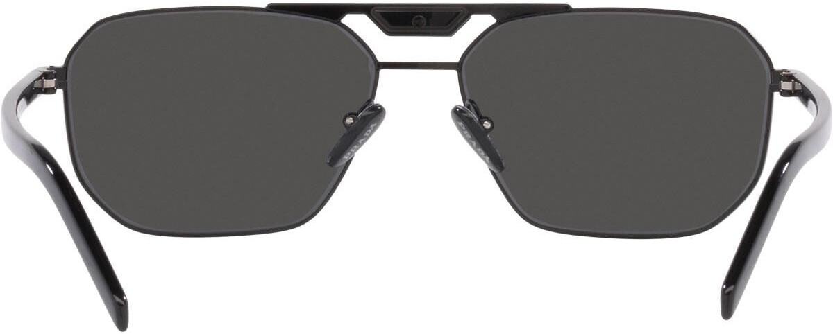 Prada PR 58YS 1AB5S0 Schwarz, Herren Sonnenbrille Pilotform, Metall | Acetat, Gläser Grau, neu mit OVP. | Zustand: Wie Neu – Bild 2