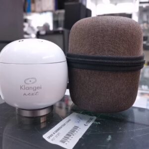 Klangei next Weiß, Vibrationslautsprecher mit Bedienelementen, inkl. Transporttasche und microSD-Slot. | Zustand: Sehr Gut