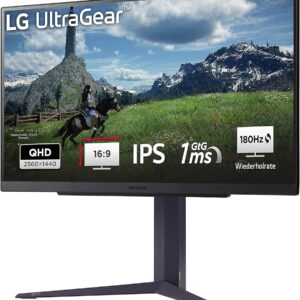 LG UltraGear 27GS85QX, QHD IPS Monitor, 180Hz, 1ms GtG, OVP | Zustand: Sehr Gut