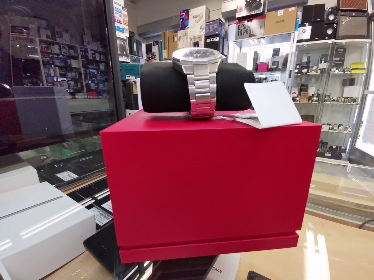 Ferragamo Versilia 3H Silber, Herrenuhr mit blauem Zifferblatt, Edelstahlarmband, mit Originalverpackung (ovp). | Zustand: Neu – Bild 2