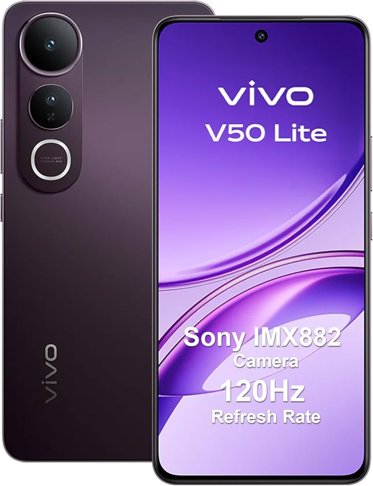Vivo V50 Lite 256GB, In Originalverpackung (OVP) | SimLock: Frei | Zustand: Wie Neu | Farbe: schwarz | Akku: 100% – Bild 3