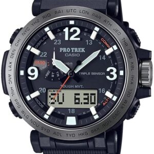 Casio Pro Trek PRW-6611Y-1, Solar-Funk-Uhr (Multiband 6), Triple Sensor (Höhe, Baro, Kompass), Biomasse-Kunststoff, originalverpackt. | Zustand: Wie Neu