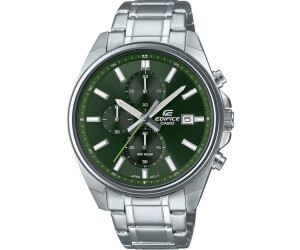 Casio Edifice Chronograph Grün, Herrenuhr, Edelstahl, OVP mit Rechnung, Chronograph, 100m WR | Zustand: Wie Neu