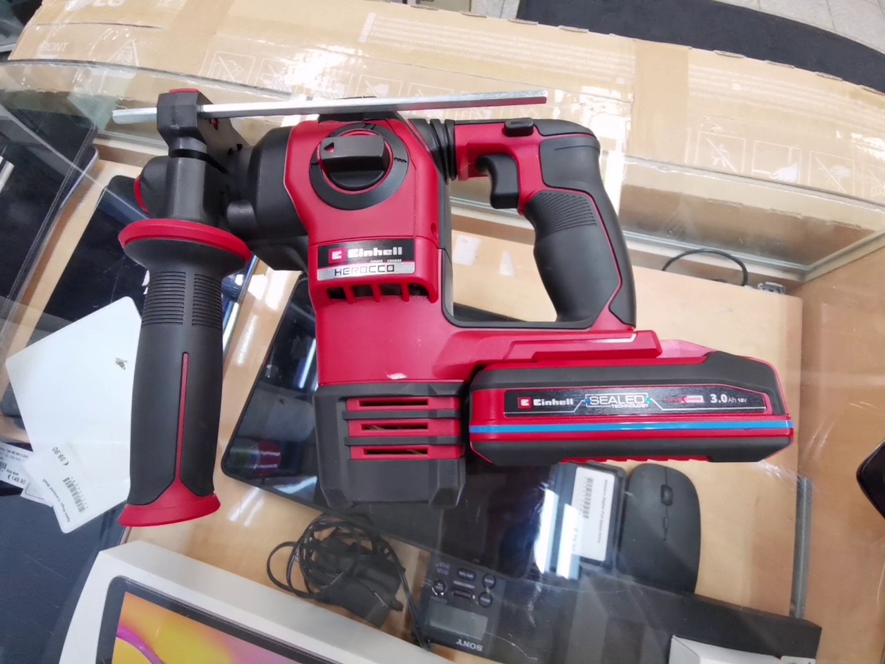 Einhell Herocco 18/20, Akku-Bohr- | Meißelhammer, mit 3.0 Ah Akku, ohne Ladegerät | Zustand: Wie Neu