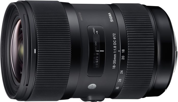 Sigma 18-35mm F1.8 DC HSM Art Nikon F, APS-C Standard-Zoomobjektiv der ART-Serie mit konstanter Lichtstärke F1.8 und schnellem HSM-Autofokus. | Zustand: Sehr Gut