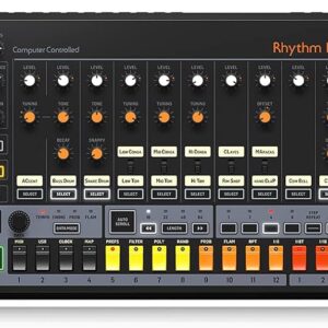 Behringer Rhythm Designer RD-8, Analoge Drum Machine mit 16 Sounds, 64-Step-Sequenzer und Netzteil. | Zustand: Sehr Gut