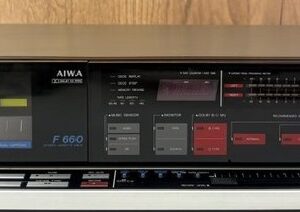 Aiwa AD-F660 (ca. 1983), 3-Kopf Kassettendeck mit Dolby HX Pro, B & C, Dual Capstan. | Zustand: Sehr Gut