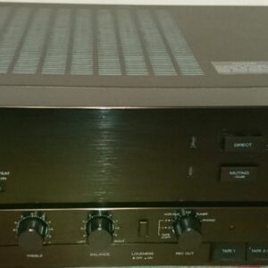 Aiwa XA-007 Stereo Vollverstärker, Schwarzer Stereo Vollverstärker mit MM | MC Phono-Eingang, 2x80W RMS (8 Ohm). | Zustand: Sehr Gut