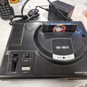 Sega Mega Drive 1 PAL-G 1600-18, 16-Bit-Konsole, inkl. Spiel NBA Jam Tournament Edition, ohne Controller. | Zustand: Gebraucht