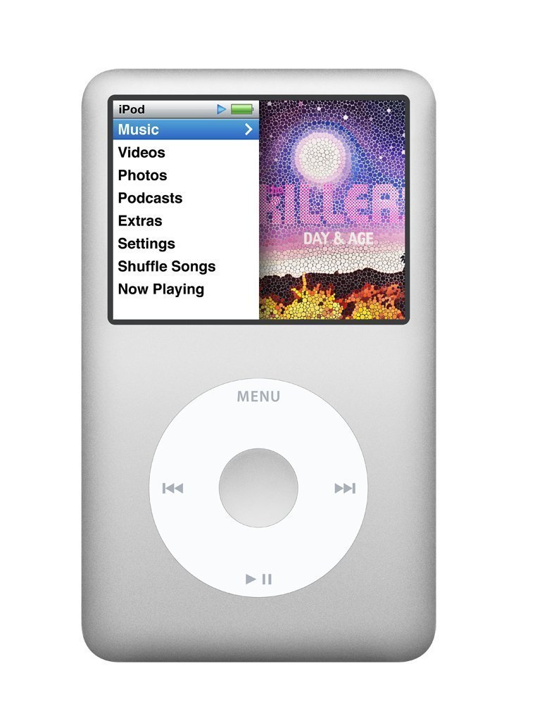 Apple iPod Classic 160GB (2009) Silber, 7. Generation mit Click eel Steuerung und 160 GB Speicherkapazität. | Zustand: Gebraucht