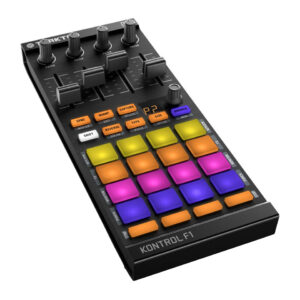 Native Instruments Traktor Kontrol F1, USB DJ-Controller mit 16 RGB-Pads, 4 Fadern, 4 Filter-Reglern, Pads vergilbt, OVP. | Zustand: Gebraucht