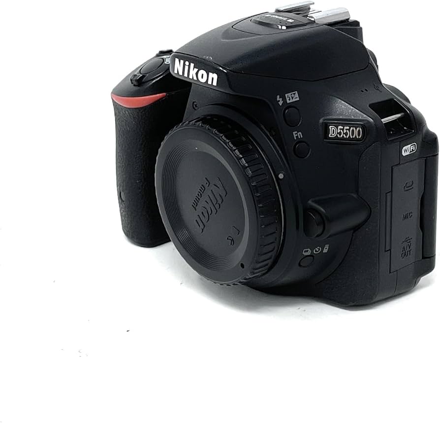 Nikon D5500 Body mit AFS Nikkor 55-200mm GII ED , DX-Format DSLR mit 24,2 MP, Touchscreen & Wi-Fi. inkl. Ladegerät. | Zustand: Gut – Bild 6