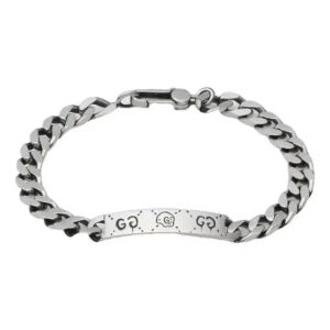 Gucci Ghost Chain Bracelet YBA4553210010, Sterling Silber Armband mit Ghost-Motiv, inklusive Originalverpackung (ovp). | Zustand: Sehr Gut