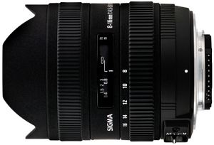 Sigma 8-16mm F4.5-5.6 DC HSM Nikon, Ultra-Weitwinkelzoomobjektiv für APS-C, mit Gegenlichtblende, Köcher und Originalverpackung. | Zustand: Sehr Gut