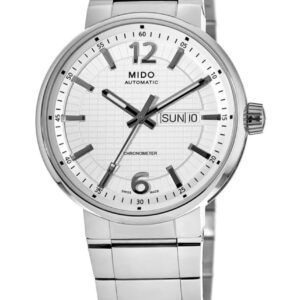 Mido Great Wall Automatik Day Date, Edelstahl Herrenuhr mit Papieren | Zertifikat, COSC Chronometer (oftmals). | Zustand: Sehr Gut