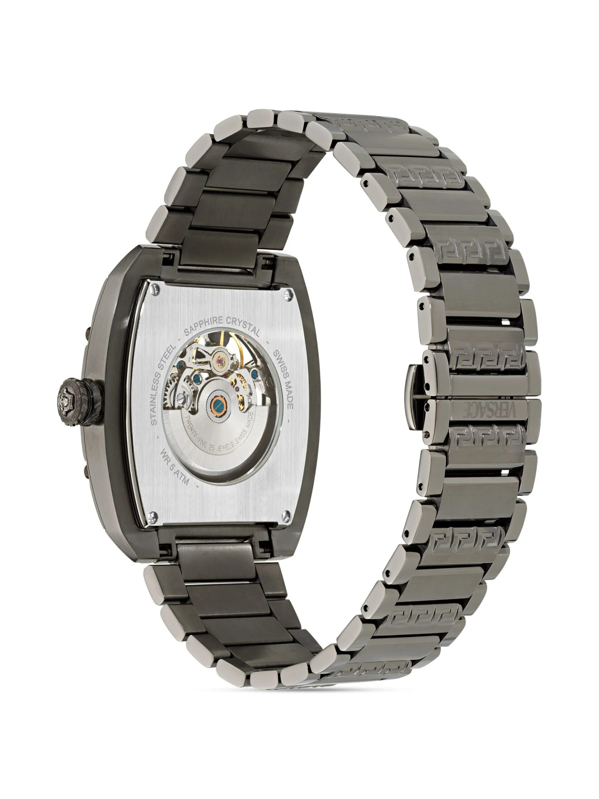 Versace Dominus Skeleton VE9J00224, Automatik, blaues Skelett-Zifferblatt, Gunmetal, mit Zertifikat | Zustand: Wie Neu – Bild 2