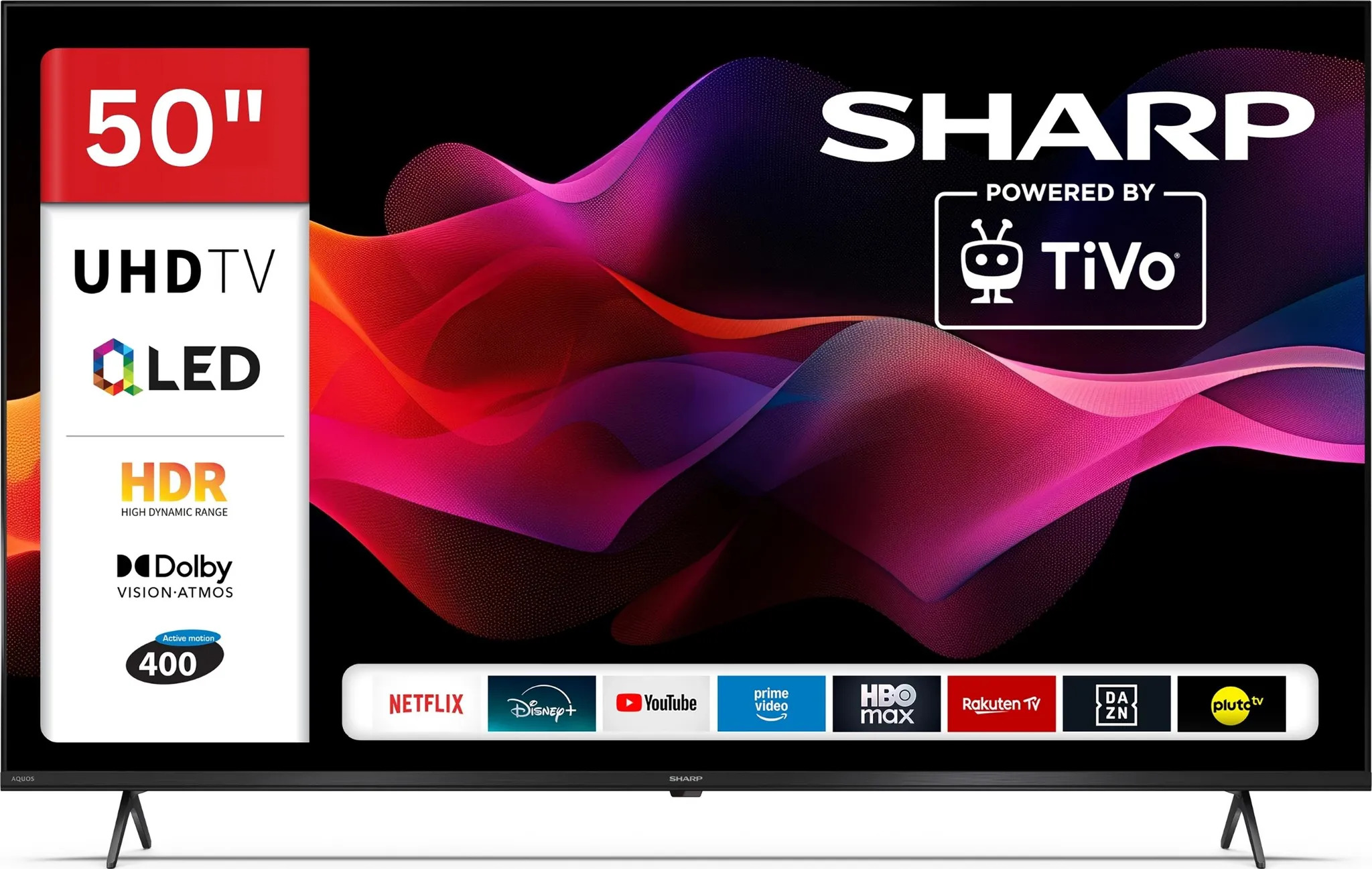 Sharp 50GK4045E , UHD Smart TV 50 Zoll, mit Verpackung und Fernbedienung. | Zustand: Sehr Gut