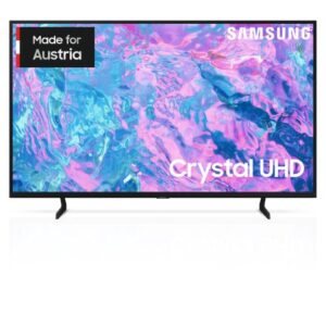 Samsung UE55AU7090, 2021, Schwarz, 55 Zoll UHD Smart TV, Crystal UHD, mit Fernbedienung, ohne Originalverpackung. | Zustand: Gut