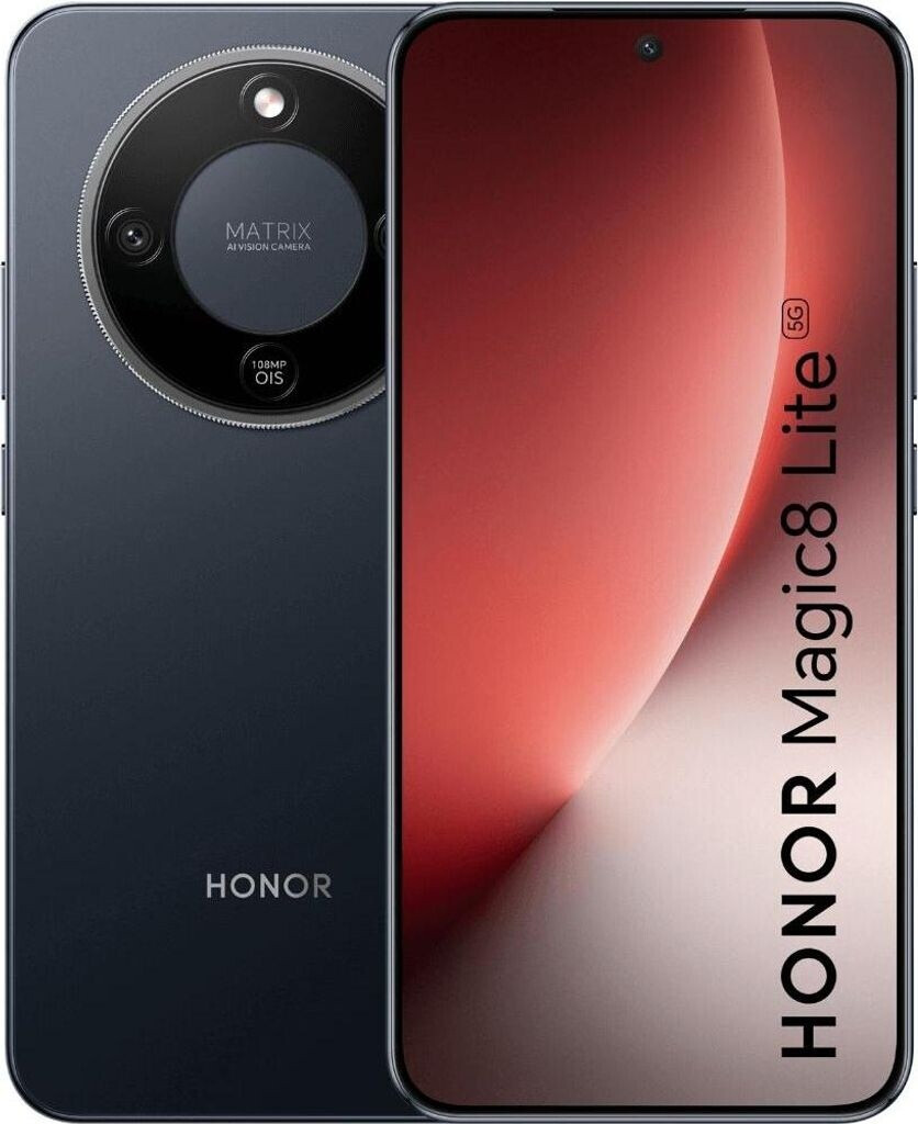 Honor Magic8 Lite 512GB, Neu, versiegelt, 108MP Kamera, 7500mAh Akku, Snapdragon 6 Gen 4. | SimLock: Frei | Zustand: Neu | Farbe: schwarz | Akku: 100%