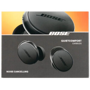 Bose QuietComfort Earbuds schwarz, True Wireless In-Ear Kopfhörer mit aktiver Geräuschunterdrückung (ANC) und IPX4. | Zustand: Neu