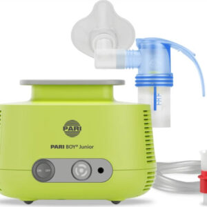 PARI BOY Junior Inhalator, Kompressor-Inhalationsgerät für Babys und Kleinkinder, inkl. Zubehör und Maske. | Zustand: Neu | Farbe: weiss