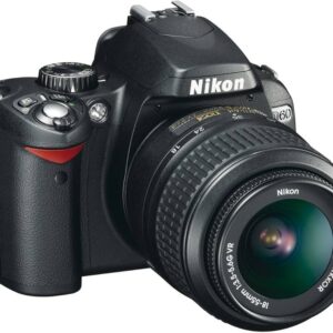 Nikon D60 + 18-55mm VR, Digitale Spiegelreflexkamera mit VR-Objektiv, Akku und Ladegerät. | Zustand: Gut