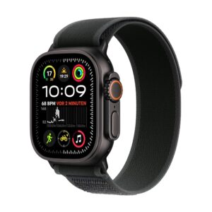 Apple Watch Ultra 2 49mm (GPS+Cellular), Titangehäuse mit Stahl-Armband, Ladekabel. Aku 100% | Zustand: Sehr Gut