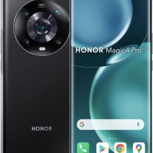 Honor Magic 4 Pro 256GB, Flaggschiff mit Snapdragon 8 Gen 1, 120Hz LTPO OLED und 100W SuperCharge. | SimLock: Frei | Zustand: Sehr Gut | Farbe: schwarz | Akku:
