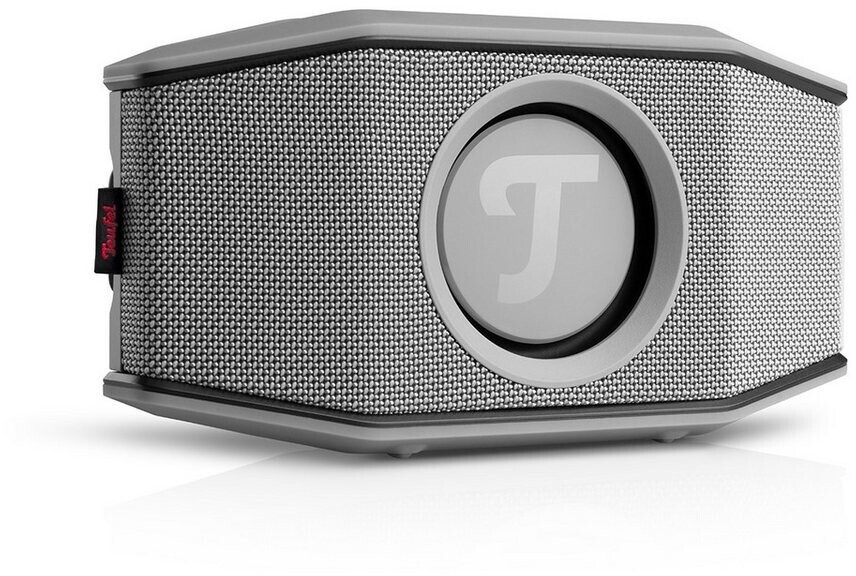Teufel Rockster Go 2, Grey, BT-Stereo-Speaker, IP67 wasserfest, bis 28h Akku, Zubehör: OVP, USB-C Kabel | Zustand: Sehr Gut