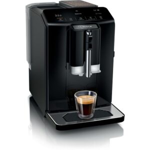 Bosch Serie 2 VeroCafe TIE20119 Schwarz, Vollautomatische Kaffeemaschine mit 15 Bar Druck, Keramikmahlwerk und 1,4L Wassertank. | Zustand: Sehr Gut