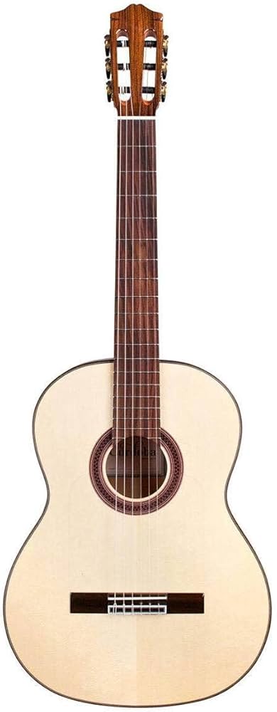 Cordoba C7 Gitarre Natur, Klassische Konzertgitarre mit massivem Fichtendecke, Palisander Korpus, Mahagonihals, inklusive Gigbag. | Zustand: Gut