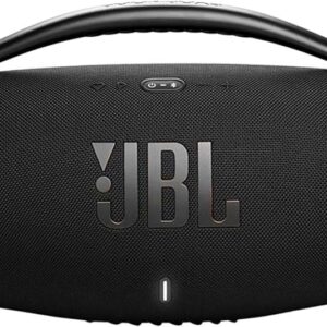 JBL Boombox 3 Schwarz, Tragbarer Bluetooth-Lautsprecher mit Netzkabel, ohne Ladekabel. | Zustand: Sehr Gut | Farbe: schwarz