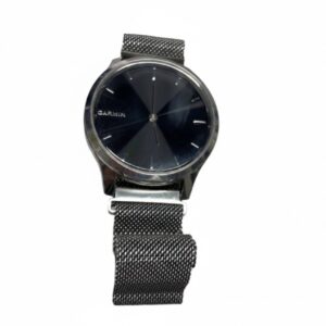 Garmin Vivomove Luxe, Silber, Milanese, Hybrid-Smartwatch mit verstecktem Touch-Display, Saphirglas, inklusive Ladegerät. | Zustand: Sehr Gut | Farbe: silber