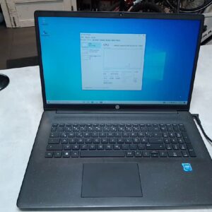 HP 17-cn0023ng , HP 17 Zoll Laptop mit Celeron N4120, 8GB RAM, 256GB SSD, laut Bild in Schwarz | DunkeLadegerätrau. | Zustand: Sehr Gut