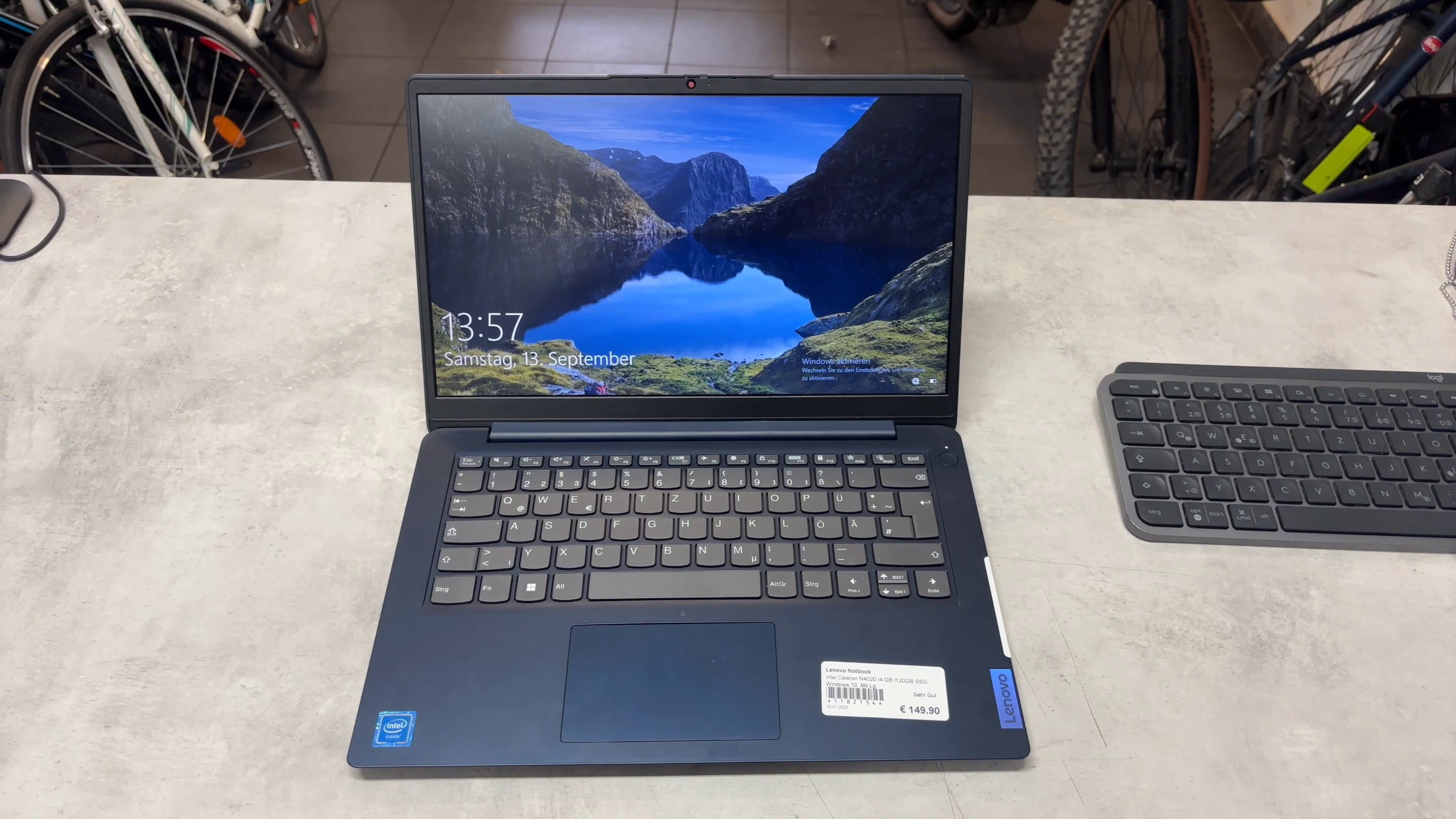 Lenovo IdeaPad 1 14IGL7 Abyss Blue, Intel Celeron N4020, 4GB RAM, 128GB SSD, Windows 10, inkl. Ladegerät, Zustand: Sehr gut | Zustand: Sehr Gut