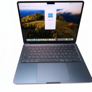 Apple MacBook Air M2 2022 8/256GB, Gebraucht, 33 Zyklen, Farbe Midnight | Blau. | Zustand: Sehr Gut