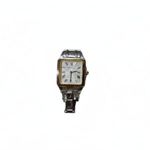 Michel Herbelin Luna 17457.1 Bicolor, Damenarmbanduhr, Edelstahl | Gold PVD, silbernes Zifferblatt, Saphirglas, Quarzwerk, 50m wasserdicht | Zustand: Sehr Gut | Farbe: silber