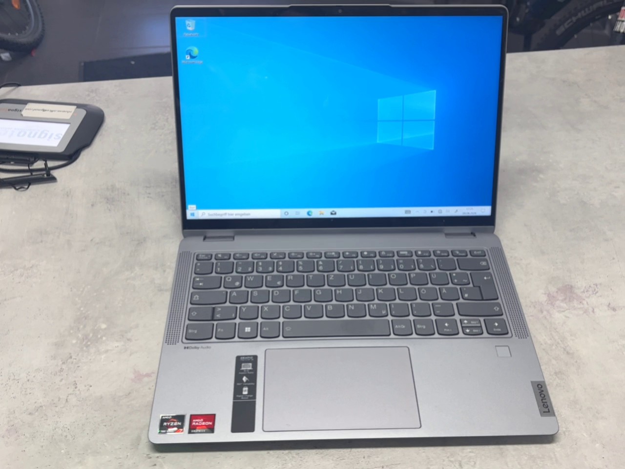 Lenovo IdeaPad Flex 5 14ABR8 Grau, Ryzen 7 7730U, 16GB RAM, 512GB SSD, 14 | Zustand: Sehr Gut – Bild 2