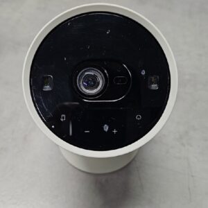 Samsung The Freestyle 2. Gen, Weiß, Kabel +Fernbedienung |  Full HD LED-Projektor, Smart TV, 360° Sound, 230 ANSI Lumen, leichte Verschmutzungen an Fernbedienung | Zustand: Gut