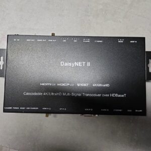 Grandbeing DaisyNET II TRX, 4K Multiformat Extender | Transceiver mit HDBaseT, HDMI 2.0, DP, VGA. Inkl. Montagebügel, Ladegerät. | Zustand: Sehr Gut