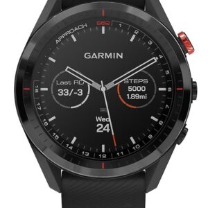 Garmin Approach S62 Schwarz, Premium GPS Golf Smartwatch, neu und originalverpackt (ovp). | Zustand: Sehr Gut | Farbe: schwarz