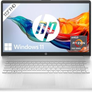 HP Laptop 17-ca1620ng, Silber, 17,3 Zoll FHD Display, AMD Ryzen 5 3500U, 8GB RAM, 512GB SSD, Windows 11 | Zustand: Sehr Gut