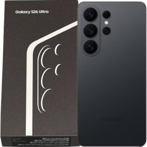 Samsung Galaxy S26 Ultra 256GB, 12GB RAM, 5G, Snapdragon 8 Elite Gen 5, Android 16, OVP | SimLock: Frei | Zustand: Wie Neu | Farbe: schwarz | Akku: 100%