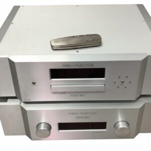 Audio Analogue Maestro CD Player 192/24+Audio Analogue Maestro Settanta, Silber, High-End CD-Player, RCA Ausgänge, inkl. Fernbedienung, leichte Gebrauchsspuren | High-End Vollverstärker, 70W | 8 Ohm, Phono MM | MC, XLR-Eingang,  | Zustand: Gut